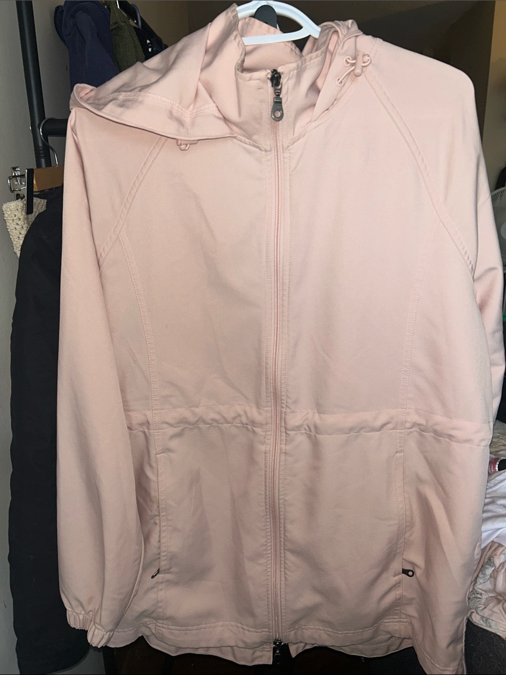 PTP 22” Kirklands Pale Pink Hooded Utility Jacket - Women's